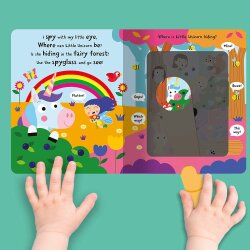 Imagine That Big Unicorn Little Unicorn - Magic Spyglass Board Book - 8