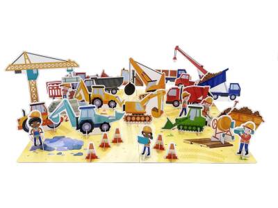 Imagine That Build And Play - Construction Site Book And Play Set - 2