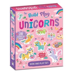 Imagine That Build And Play - Unicorns Book And Play Set - 1
