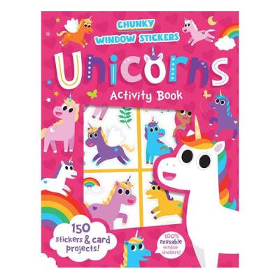 Imagine That Chunky Window Stickers - Unicorn Activty Book - 1