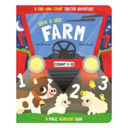 Imagine That Drive And Seek Farm - A Magic Headlight Book - Imagine That