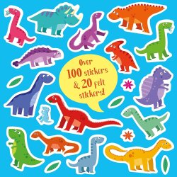 Imagine That Felt Stickers - Dinosaurs Play Scene Book - 6