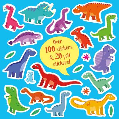 Imagine That Felt Stickers - Dinosaurs Play Scene Book - 6