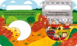 Imagine That Five Red Trucks - Carry And Count - Board Book - 3