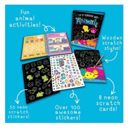 Imagine That Neon Scratch Art - Kawaii - 3