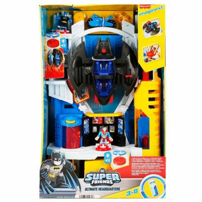 Imaginext Dc Super Friends Ultimate Headquarters Sound And Light Adventure Playset Hnw08 - 6