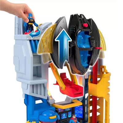 Imaginext Dc Super Friends Ultimate Headquarters Sound And Light Adventure Playset Hnw08 - 4