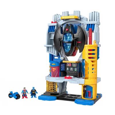 Imaginext Dc Super Friends Ultimate Headquarters Sound And Light Adventure Playset Hnw08 - 1