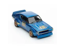 Inno 1/64 Nissan Skyline 2000 GT-R (KPGC110) Yarış Konsepti Mavi - 3