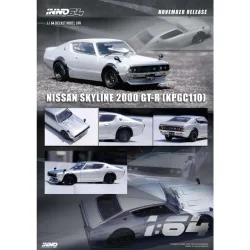 Inno 1/64 Nissan Skyline 200 Gt-R (Kpgc110) In64-Kpgc110-Sıl - 3
