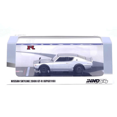 Inno 1/64 Nissan Skyline 200 Gt-R (Kpgc110) In64-Kpgc110-Sıl - 4
