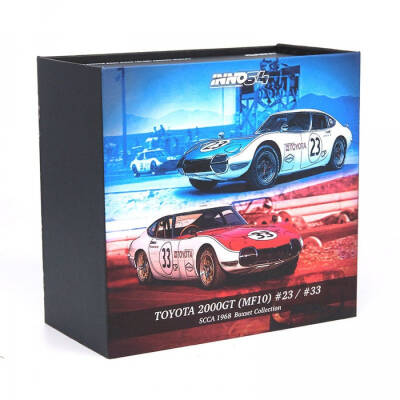 Inno 1/64 Toyota 2000Gt (Mf10) #23 / #33 In64-2000Gt-Scca68-Bs - 4