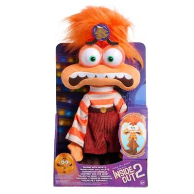 Inside Out 2 Endişe Sesli Hareketli Peluş - 4