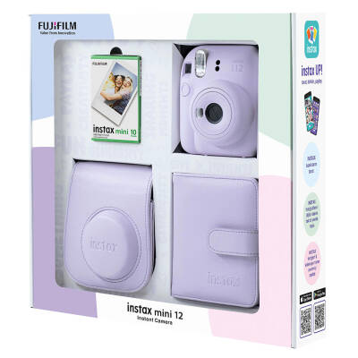 Instax Mini 12 Lilac Camera 10-Pack Film Fotsi199-Bx4-10-Dk-Ka - 2