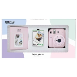 Instax Mini 12 Pink Camera 10-Pack Film Fotsi196-Bx3-10-Pa - 1