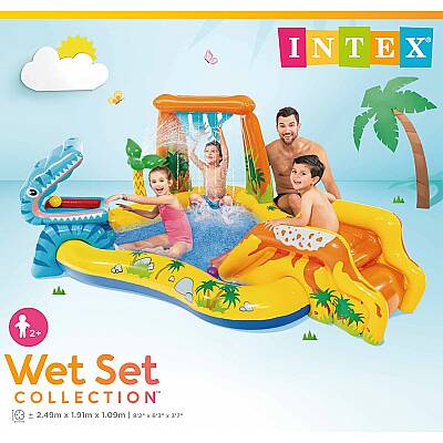 Intex 57444 Dinazor Şekilli Oyun Havuzu 249x191 cm - 4
