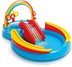 Intex Gökkuşağı Renkli Oyun Havuzu 297X193 cm. - Intex