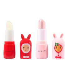 Inuwet Bow-Shaped 2-Piece Lip Moisturizer Set, Mango And Cotton Candy Vincb48 - 2