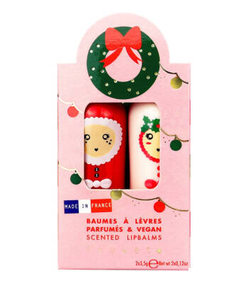 Inuwet Bow-Shaped 2-Piece Lip Moisturizer Set, Mango And Cotton Candy Vincb48 - 3