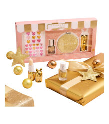 Inuwet Glitter Gold Cosmetics And Skincare Gift Set - 2