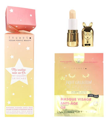 Inuwet Golden Skincare Cracker – Face Mask & Lip Balm Vinma49 - 1