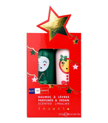 Inuwet Star-Shaped 2-Piece Lip Moisturizer Set, Mango And Cotton Candy Vincb49 - 1