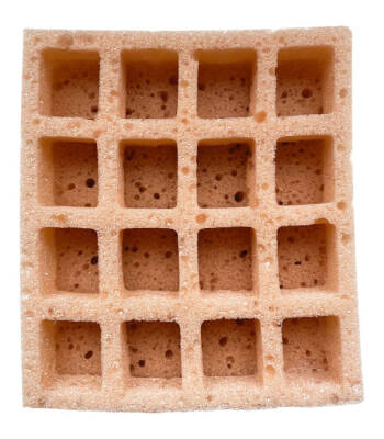 Inuwet Waffle Bath Sponge Vinaceg - 2