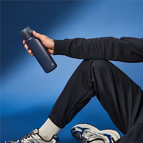 ION8 Sızdırmaz İnce Su Termosu 500 Ml - Lacivert - 2