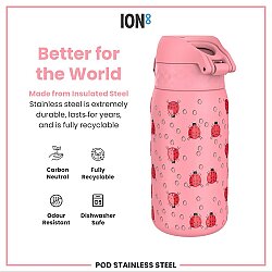 ION8 Sızdırmaz Çocuk Su Termosu (320 ml) - Uğur Böceği - 5
