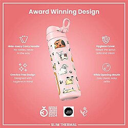 ION8 Sızdırmaz İnce Su Termosu (500 ml) - Köpekler - 5