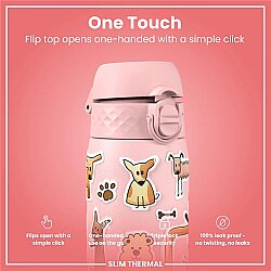 ION8 Sızdırmaz İnce Su Termosu (500 ml) - Köpekler - 3