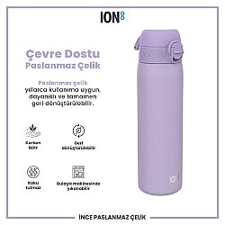 ION8 Sızdırmaz Paslanmaz Çelik İnce Suluk (600 ml) - Açık Mor - 3
