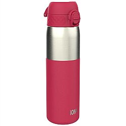 ION8 Sızdırmaz Paslanmaz Çelik İnce Suluk 600 Ml - Fuşya - 1
