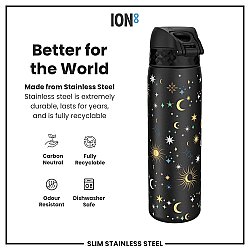ION8 Sızdırmaz Paslanmaz Çelik İnce Suluk (600 ml) - Gökyüzü - 5