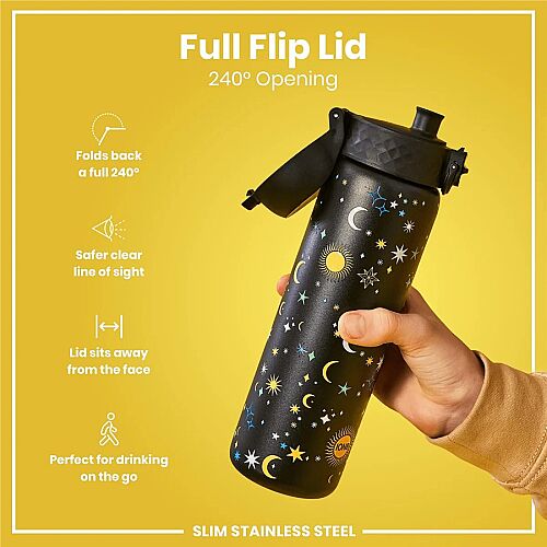 ION8 Sızdırmaz Paslanmaz Çelik İnce Suluk (600 ml) - Gökyüzü - 4