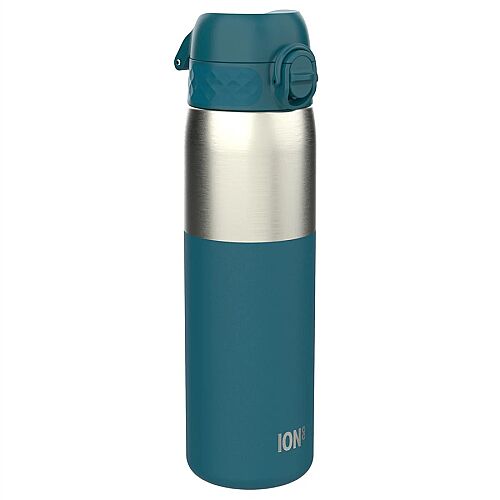 ION8 Sızdırmaz Paslanmaz Çelik İnce Suluk (600 ml) - Koyu Turkuaz - 1