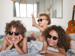 Izipizi Sun Junior #D Navy 5-10 Years - Navy Blue Kids' Sunglasses - 5