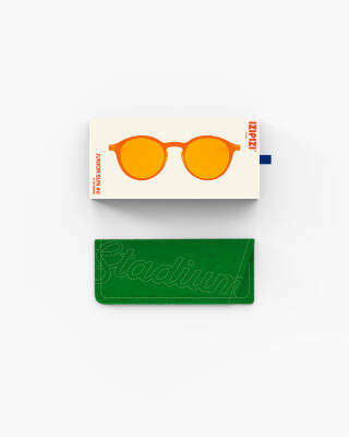 Izipizi Sun Junior #D Orange Smash 5-10 Years - Orange Kids Sunglasses - 6