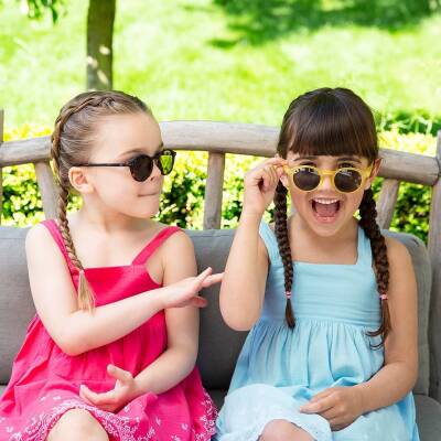 Izipizi Sun Junior #D Yellow Honey 5-10 Years - Yellow Children's Sunglasses - 3