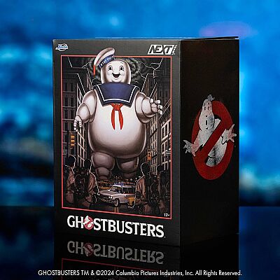 Jada Toys Nano Scene Ghostbusters Stay Puft Marshmallow Man Figür, 15 cm, Ecto-1 Araç ile AC17368 - 2