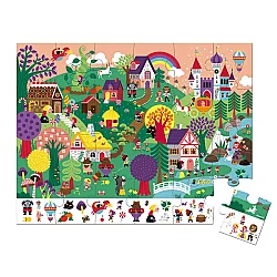 Janod 24 Parça Çantalı Puzzle ve Bulmaca - Masal J02646 - 3