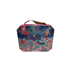 Janod 24-Piece Carrying Case Puzzle - Mermaid J02613 - 5