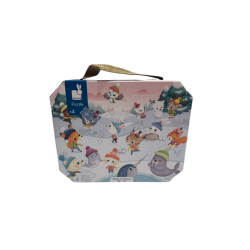 Janod 36-Piece Carrying Case Puzzle - Snow Party J02647 - 4