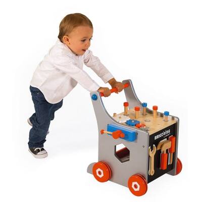 Janod Brico Kids Magnetic Work Trolley J06478 - 2