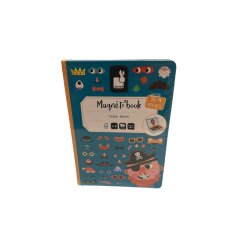 Janod Magnetic Game Book - Crazy Faces - Pirate J02716 - 4