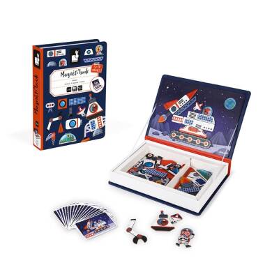 Janod Magnetic Game Book - Space J02589 - 8