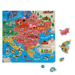 Janod Magnetic Game - Europe Map J05476 - 4