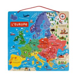 Janod Magnetic Game - Europe Map J05476 - 3