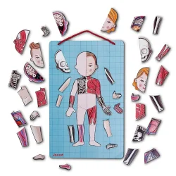 Janod Magnetic Game - Let's Get To Know Our Bodies J05491 - 2