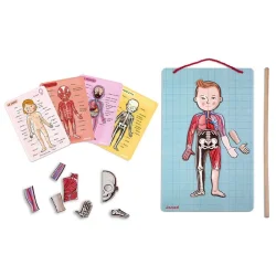 Janod Magnetic Game - Let's Get To Know Our Bodies J05491 - 1